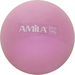 Μπάλα Γυμναστικής Amila Κατάλληλη για Pilates από PVC 0.18 kg 25 cm - Ροζ