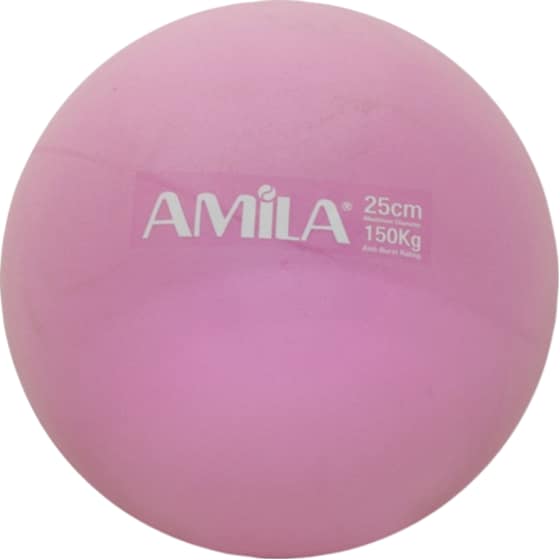 Μπάλα Γυμναστικής Amila Κατάλληλη για Pilates από PVC 0.18 kg 25 cm - Ροζ image 0