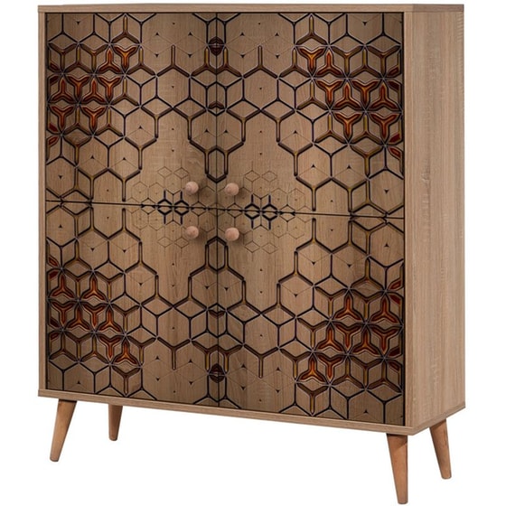 Παπουτσοθηκη 24Mall Piano από Μοριοσανίδα 95x36x111 cm image 0