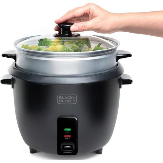 Ατμομάγειρας Ρυζιού BLACK & DECKER BXRC1800E 700W Λευκό image 2