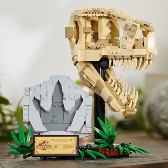 LEGO® Jurassic World Dinosaur Fossils: T. rex Skull (76964) image 7