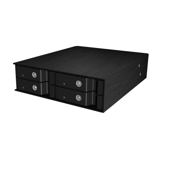 Icybox IB-2240SSK Θήκη Σκληρού Δίσκου 4 Θέσεων 2,5" SATA/SAS 5,25" Bay image 0