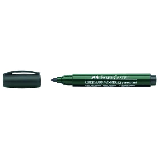 Μαρκαδόρος Ανεξίτηλος Faber Castell Μαύρο 2.0 mm image 0