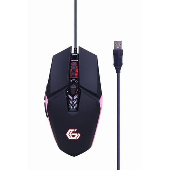 Gembird 4 σε 1 Backlight ghost Ενσύρματο Σετ Πληκτρολόγιο & Ποντίκι LED Μαυρό image 2