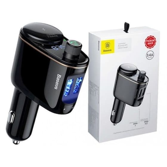 Baseus Locomotive Bluetooth Mp3 Vehicle Charger Ccall-rh01 image 0