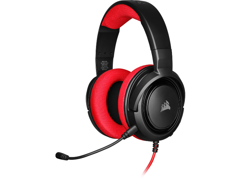 CORSAIR HS35 Gaming Headset Red Mediamarkt