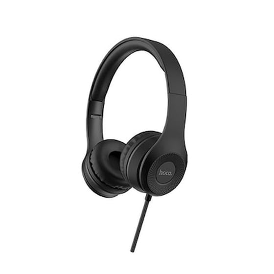 Ακουστικά Stereo Hoco W21 Graceful Charm 3.5mm Με Μικρόφωνο Μαύρα Ακουστικά Κεφαλής image 0