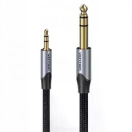 Καλώδιο Ήχου Vention BAUHG 3.5mm male σε 6.5mm male 1.5m - Γκρι