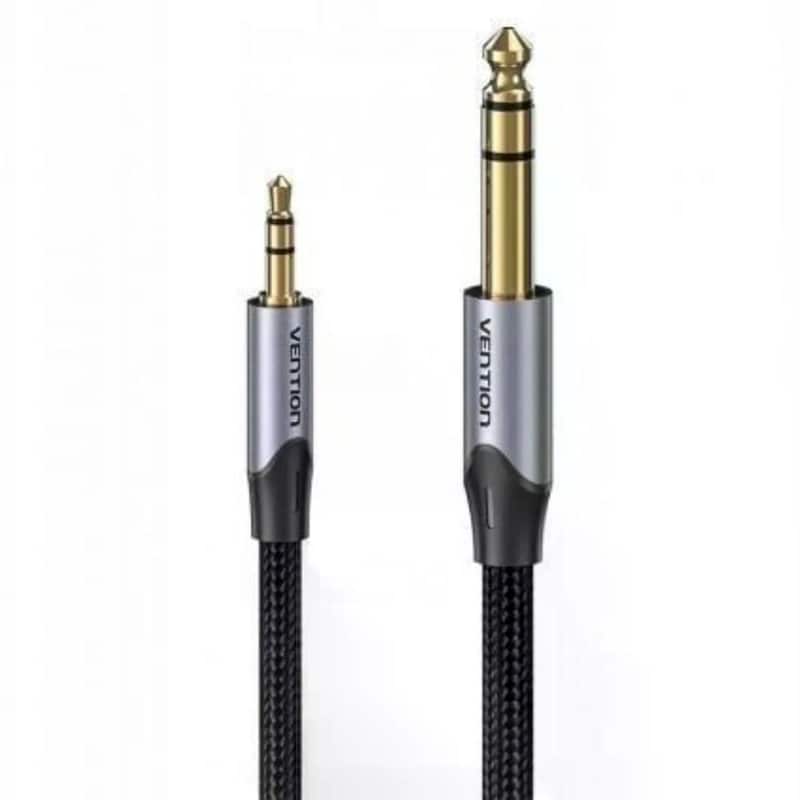 Καλώδιο Ήχου Vention BAUHG 3.5mm male σε 6.5mm male 1.5m - Γκρι