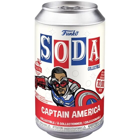 Funko Vinyl Soda Marvel: The Falcon And The Winter Soldier - Captain America Φιγούρα (le10000) image 1