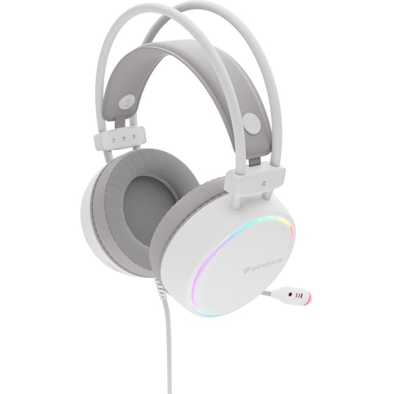 Genesis Neon 613 G2 Ενσύρματα Ακουστικά RGB - Λευκά image 3