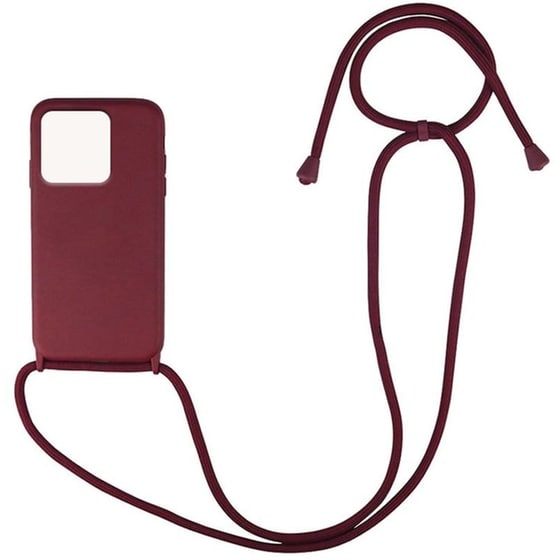 Θήκη Xiaomi Redmi 10C - Sonique Carryhang Με Κορδόνι - Μπορντό image 0