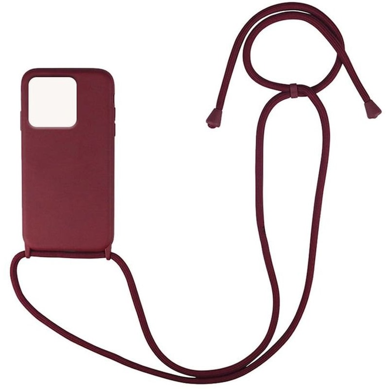 Θήκη Xiaomi Redmi 10C - Sonique Carryhang Με Κορδόνι - Μπορντό