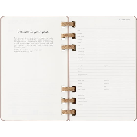 Ημερολόγιο Σπιράλ Moleskine 2026 12Μ Large Spiral Almond Hard image 2