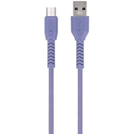 Maxlife Mxuc-04 Καλώδιο Φόρτισης Και Μεταφοράς Δεδομένων Από Usb Σε Microusb 1 Μέτρου 3a – Μωβ