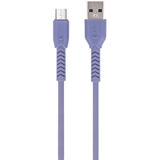 Maxlife Mxuc-04 Καλώδιο Φόρτισης Και Μεταφοράς Δεδομένων Από Usb Σε Microusb 1 Μέτρου 3a – Μωβ image 0