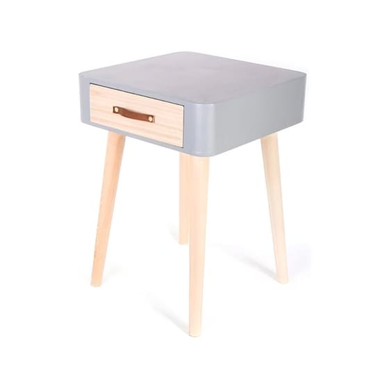 Κομοδίνο Aria Trade Από Mdf 35x35x48 cm - Γκρι image 0