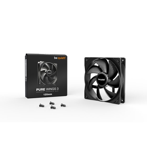 Case Fan BE QUIET! Pure Wings 3 BL104 120mm - Μαύρο image 2