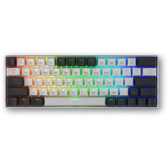 Spartangear Pegasus 2 Ασύρματο Gaming Πληκτρολόγιο Λευκό/Γκρι (US) image 0