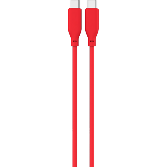 Καλώδιο δεδομένων Tune Techflex Usb-C to Usb-C 1.5m - Red image 1