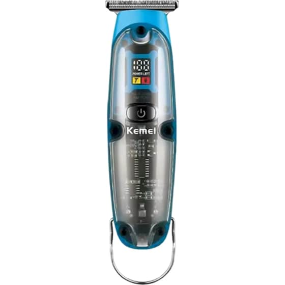 KEMEI KM-2258 Κουρευτική Μηχανή Επαναφορτιζόμενη Μπλε image 0