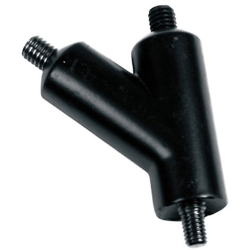 Αντάπτορας Κεραίας Lampa Διπλός 6mm-Μαύρο LAMPA