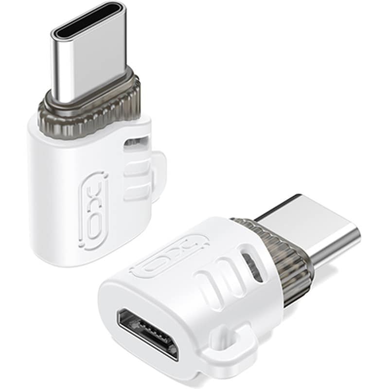 Αντάπτορας XO NB256G USB-C Female σε micro-USB Female - Λευκό