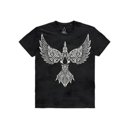 T-Shirt-Difuzed - Assassin's Creed - Valhal-Raven-Μαύρο 2XL