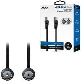 NOD Καλώδιο Κεραίας AC-5C 1x RF Male σε 1x RF Female 5 m Μαύρο