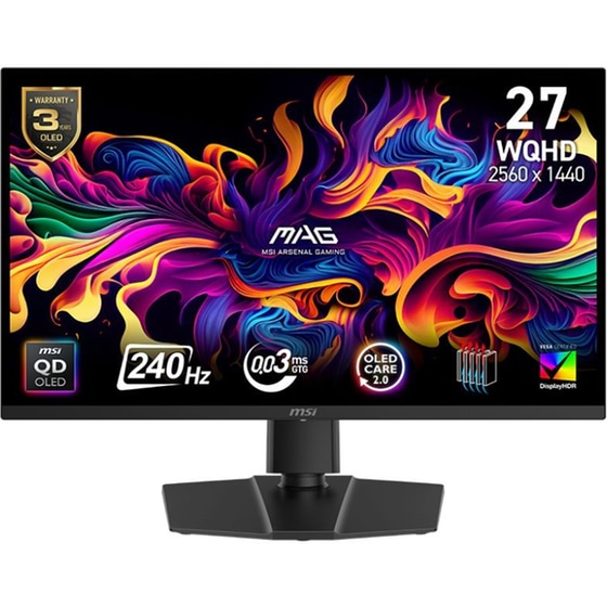 MSI MAG 271QP QD-OLED X24 26.5" Oled Flat 240Hz 0.03ms image 0