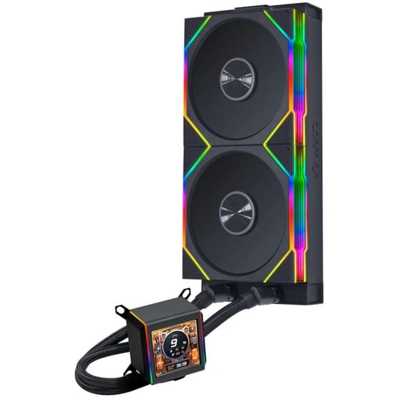 Lian Li Galahad II LCD 280 TL Υδρόψυξη AIO CPU με 2 Ανεμιστήρες 140mm και RGB Φωτισμό image 1