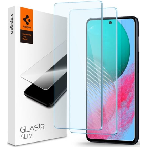 Προστατευτικό οθόνης Samsung Galaxy M54 - Spigen Tempered Glass Anti-Scratch 9h (2 Τεμάχια) image 0