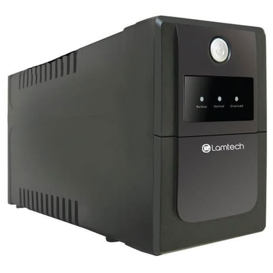 UPS Lamtech LAM113867 με AVR 1500VA CPU 2x12V9Ah, 4 Schuko Socket Μαύρο image 0
