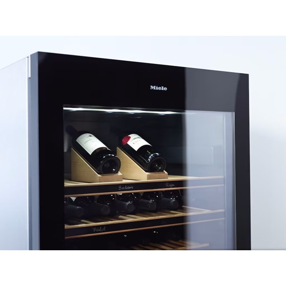MIELE KWTUS 7054 F για 44 Μπουκάλια Μαύρο Εντοιχιζόμενος Συντηρητής Κρασιών image 4