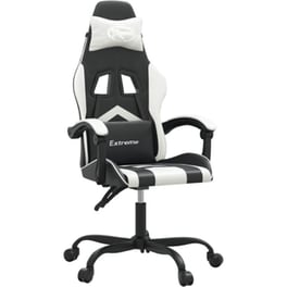 Καρέκλα Gaming VIDAXL 349596 από Τεχνητό Δέρμα - Μαύρο