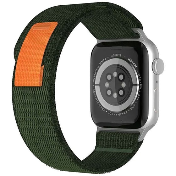 Λουράκι Sonique Nylon Loop Band για Apple Watch 42/44/45/49mm - Khaki image 0