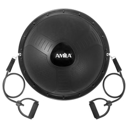 Δίσκος Ισορροπίας Amila Balance Ball TPE 60 cm - Μαύρος