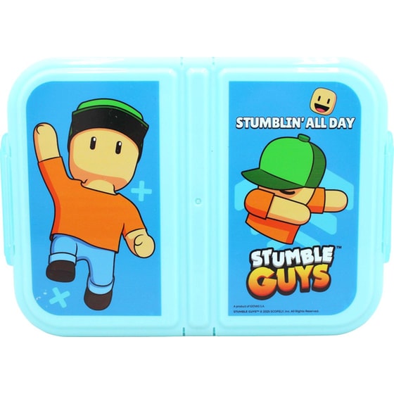 Φαγητοδοχείο 3 Χώρων Gim Stumble Guys 900 ml image 1