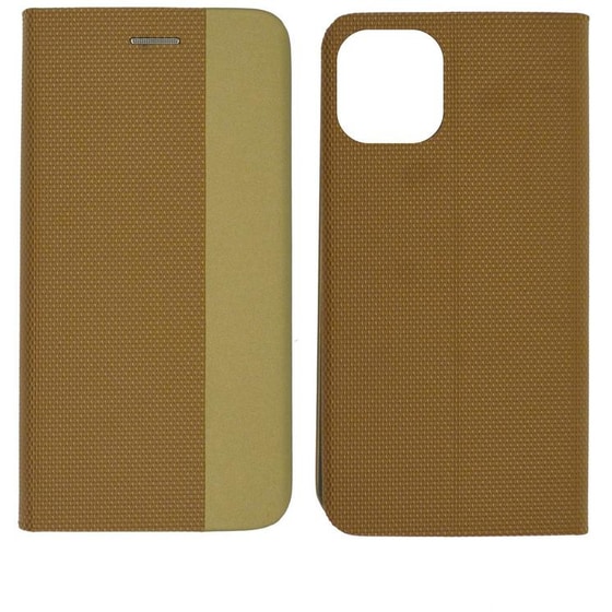 Θήκη Apple iPhone 11 Pro - Ancus Magnetic Canvas Book Case - Gold image 0