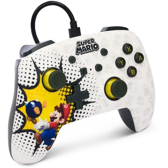 PowerA Enhanced Wired Gamepad για Switch Bob-omb Blast image 1