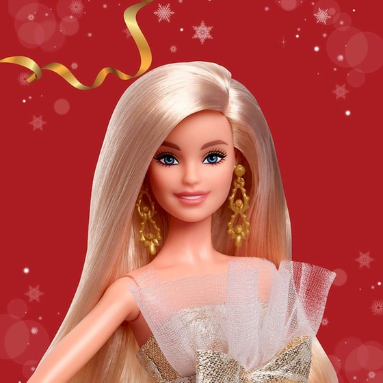 Συλλεκτική Κούκλα Mattel Barbie Holiday 2025 Ξανθιά (JBH95) image 2