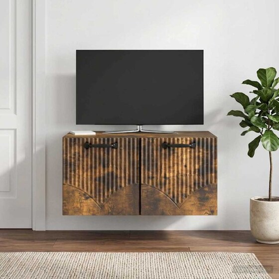 Επιτοίχιο Έπιπλο Τηλεόρασης VidaXL 59.5x41x30 cm - Γκρι Sonoma image 3