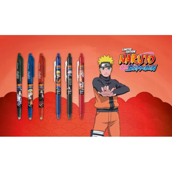 Στυλό Gel Pilot Frixion Ball Naruto 0.7 mm Μαύρο (1 Τεμάχιo) image 4