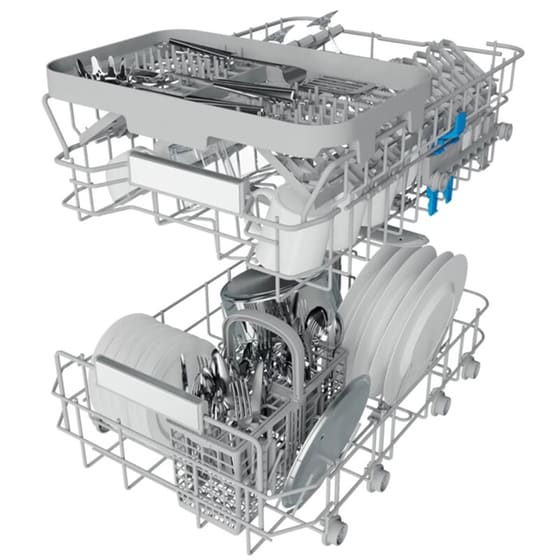 INDESIT DSFO 3T224 C για 10 Σερβίτσια Λευκό Πλυντήριο Πιάτων image 10