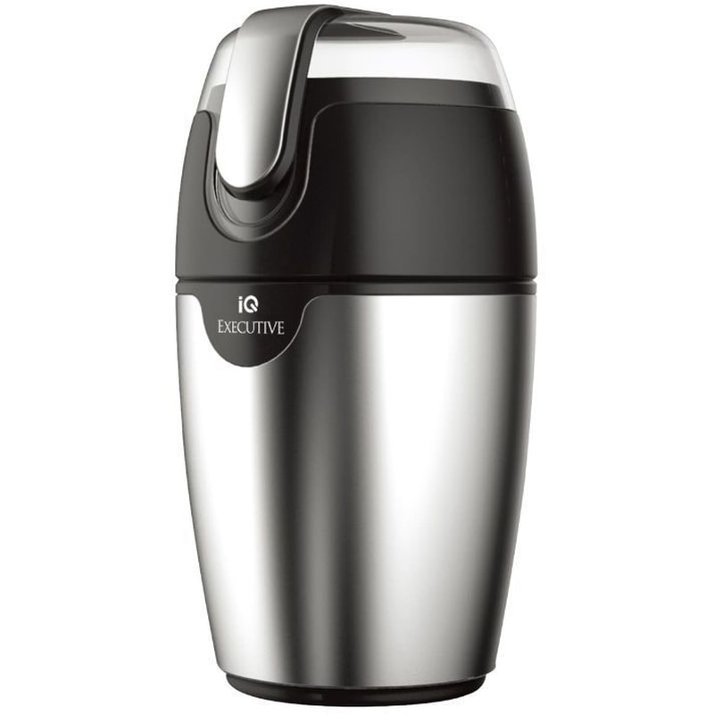 IQ ΕΜ-573 200W Ασημί/Μαύρος Μύλος Άλεσης Καφέ