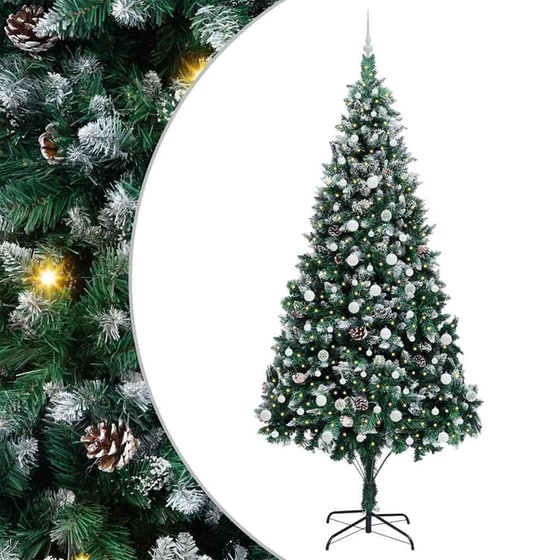 Vidaxl Τεχνητό Χριστουγεννιάτικο Δέντρο Με 300 Led Πράσινο 240 Cm image 0