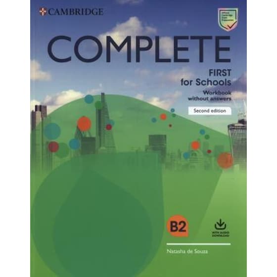 Complete First for Schools Workbook without Answers with Audio Download image 0