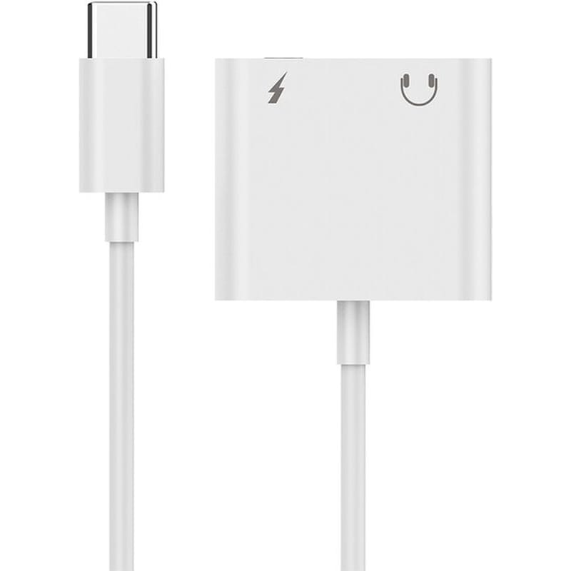 CABLEXPERT Cablexpert Usb Type-c Plug To Stereo 3.5mm Audio Adapter With Extra Socket White