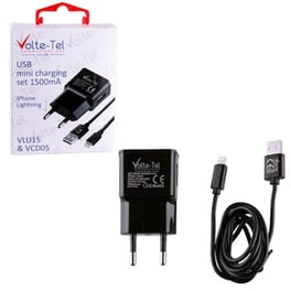 IPH5 DATA VCD05+TRVL VLU15 1500MA BLK
