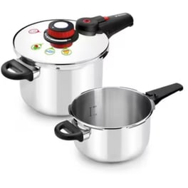 Σετ Χύτρες Ταχύτητας MONIX M570005 Set Quattro 2 τμχ Inox